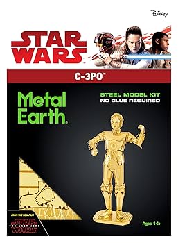 Amazon.com: Metal Earth Star Wars C-3PO 3D Metal Model Kit